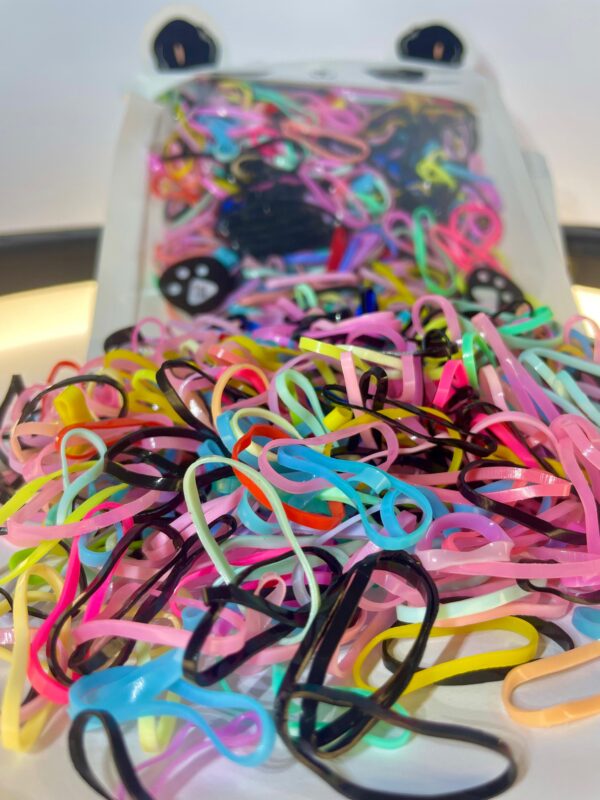 Elastic Rubber Bands (150 Pcs) – Colorful Hair Accessories for Baby Girls